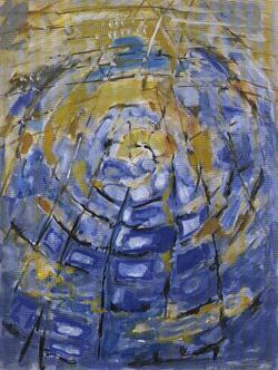 Zirkus, Tempera, 49x36cm, 1996